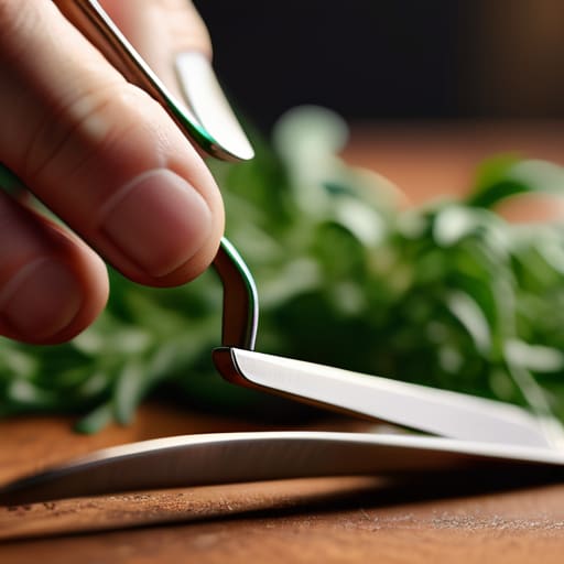 Investing in stainless steel culinary tweezers that last.