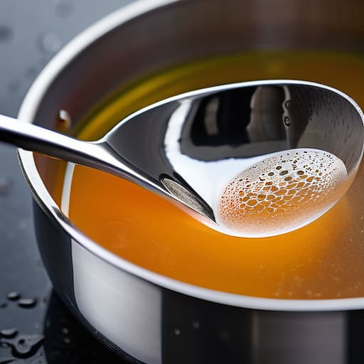 Sanitizing soup serving tools without ruining the metal.