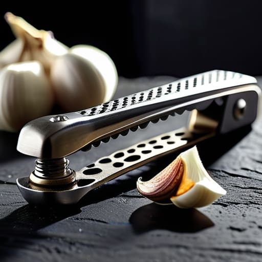 Stop Settling for Less: Heavy-duty garlic press.