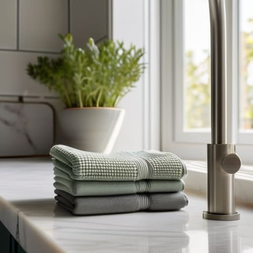 Best types of cleaning cloths for kitchens.