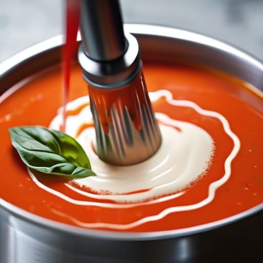 How to use an immersion blender.