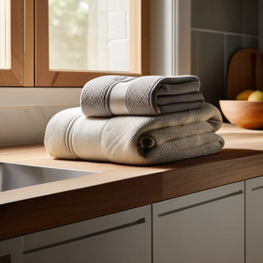 Various kitchen towel types for cleaning.