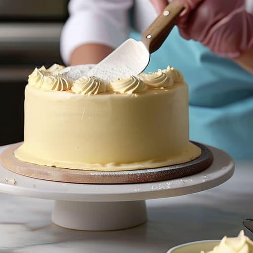 Using an Offset Spatula for Decorating