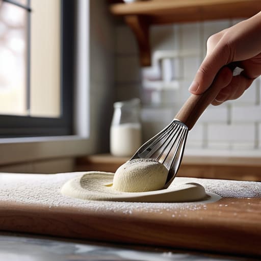 Essential silicone spatula for baking tasks.