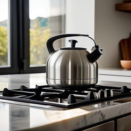 Selecting a stovetop tea kettle.