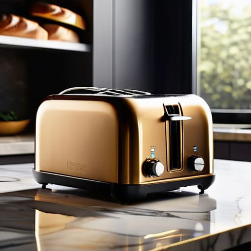 Comparison of a toaster oven and toaster.