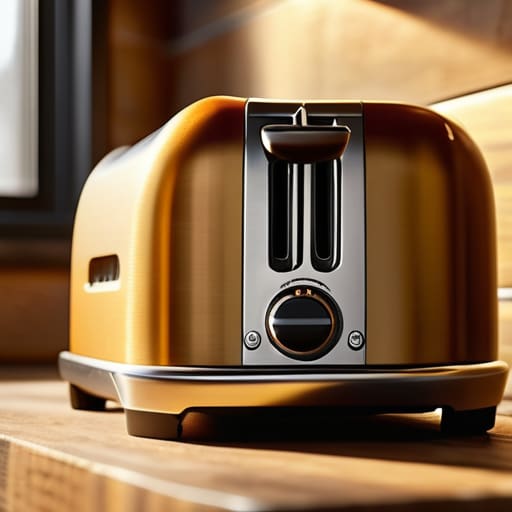 Adjusting various toaster settings for perfect toast.
