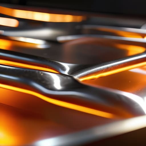 Heavy-duty baking sheet gauge preventing warping.