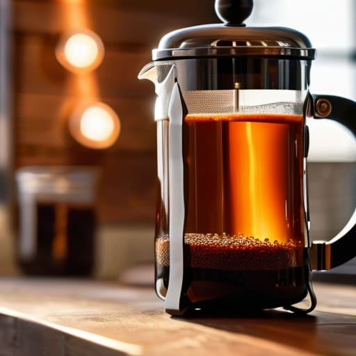 Brewing sediment-free coffee using a french press.