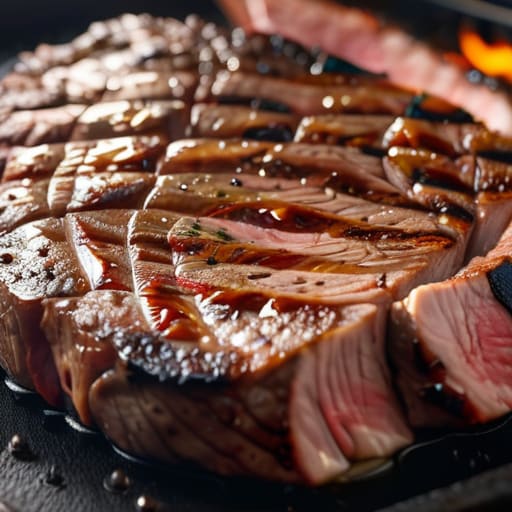 Getting Good Sear Marks on a Griddle Pan