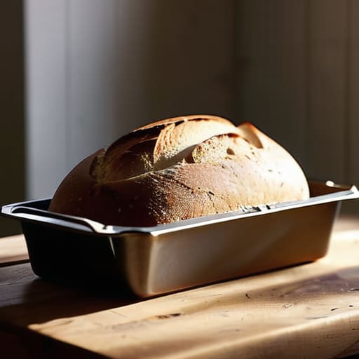 Selecting a non-stick loaf tin.