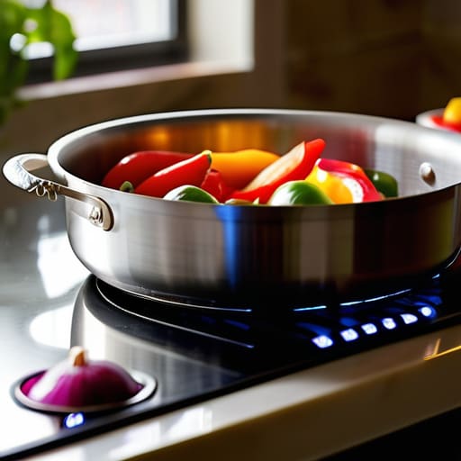 Comparing a sauté pan and frying pan.