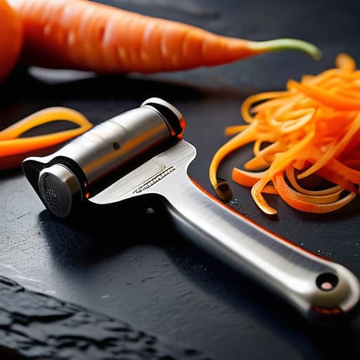 Comparison of swivel peeler and Y-peeler.