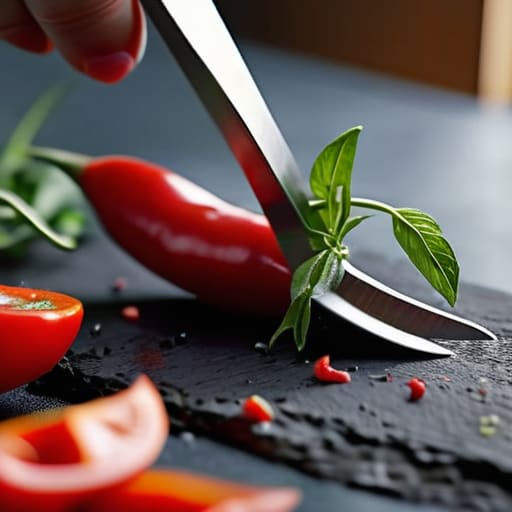 Using Kitchen Shears for Food Preparation